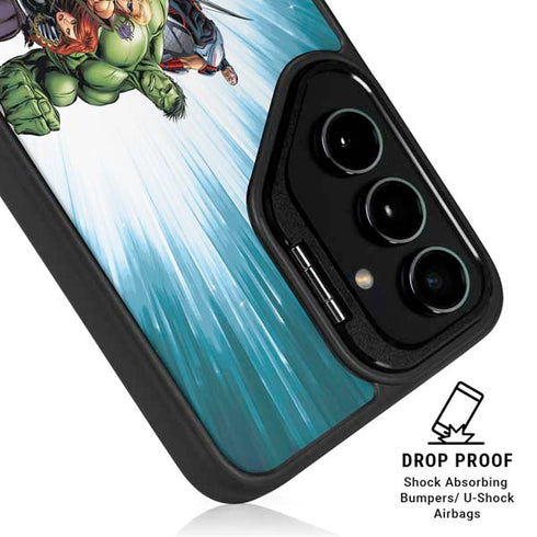 Marvel Avengers Team Galaxy S25 Kickstand Case
